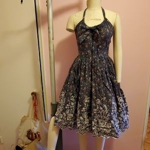 Pinup Embroidered Sundress